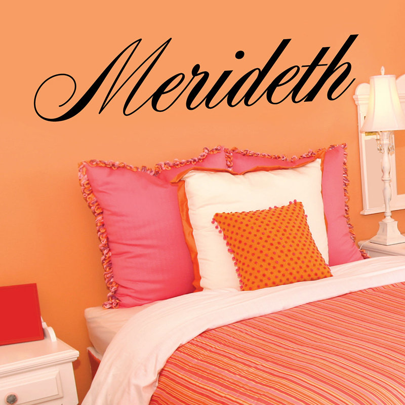 SissyLittle My Cursive Name Wall Decal & Reviews Wayfair